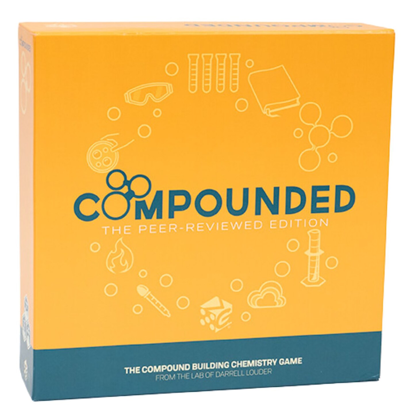 Compounded: The Peer-Reviewed Edition - Greater Than Games, The Compound Building Chemistry Game, Ages 14+, 2-5 Players