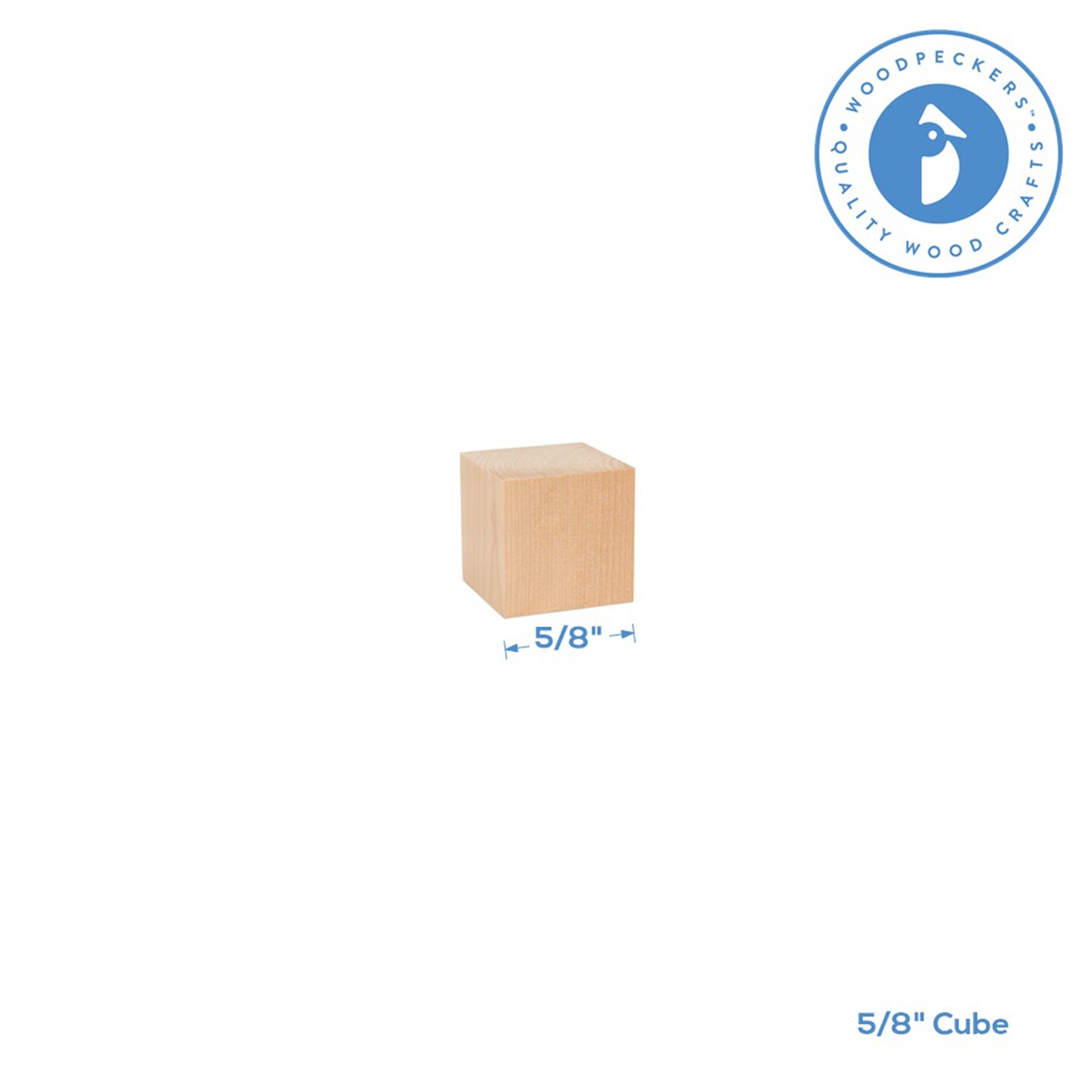 Wood Craft Cubes, Multiple Sizes, Small Blocks, Crafts &#x26; D&#xE9;cor | Woodpeckers