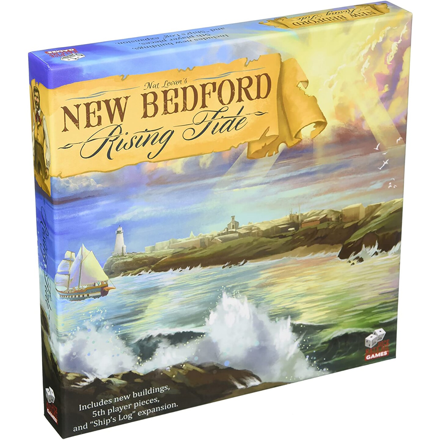 New Bedford: Rising Tide Expansion - Strategy Board Game, Ages 13+, 1-5 Players