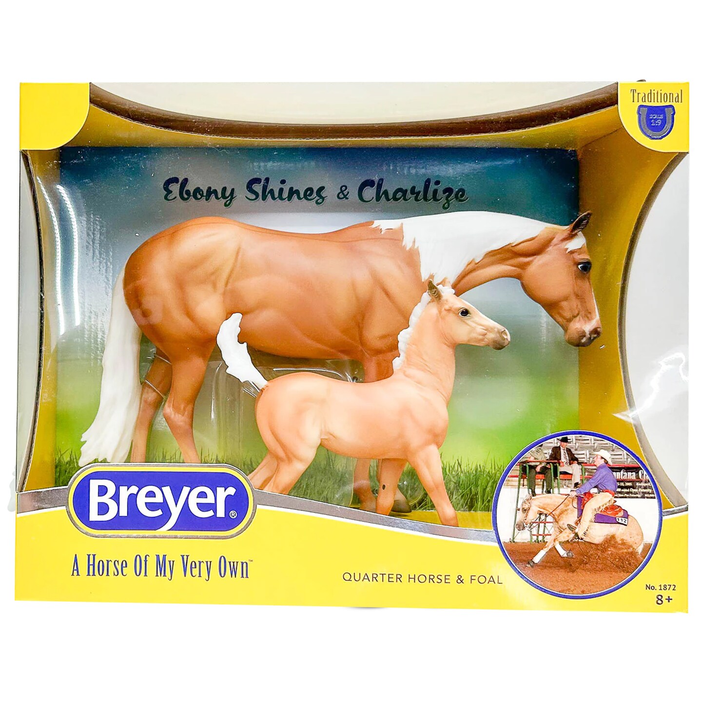 Breyer Horses The Traditional Series - Ebony Shines and Charlize