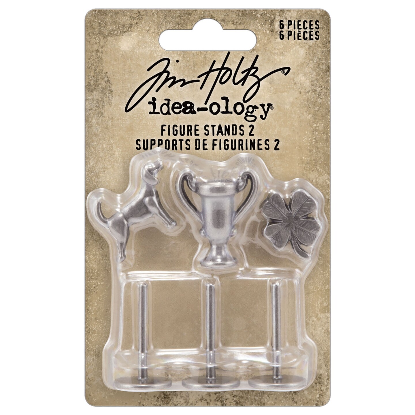 Tim Holtz Idea-ology Figure Stands 2-3 Charms
