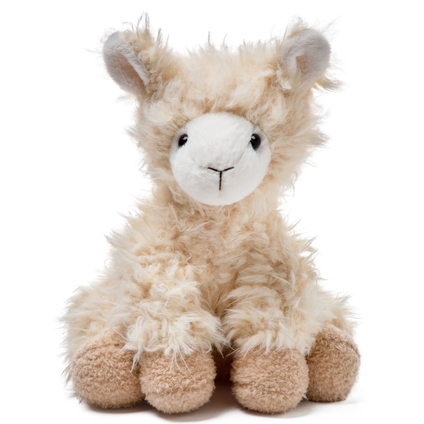 Bearington Fuzzy Plush Llama Stuffed Animal, 11.5 Inches