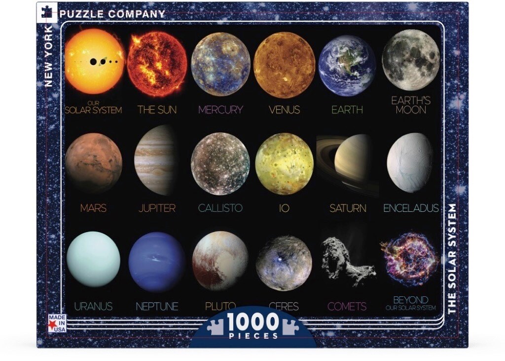 New York Puzzle Company The Solar System 1000 Piece Piece Jigsaw Puzzle