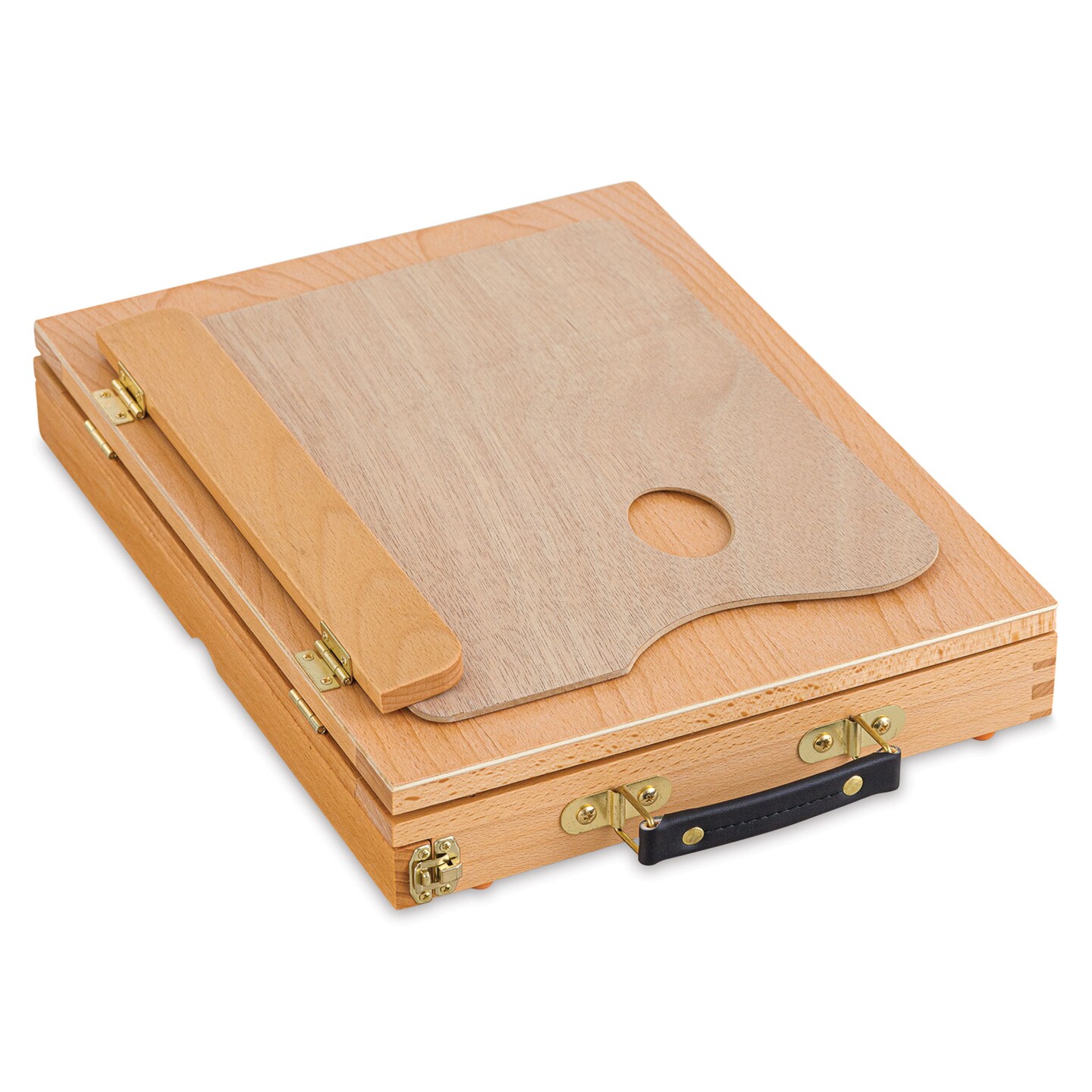 artPOP! Sketchbox Easel, Adjustable, Polished Beechwood with Storage Drawer for Art Oil, Acrylic, or Watercolor Paint, Markers, Drawing and Sketching Supplies