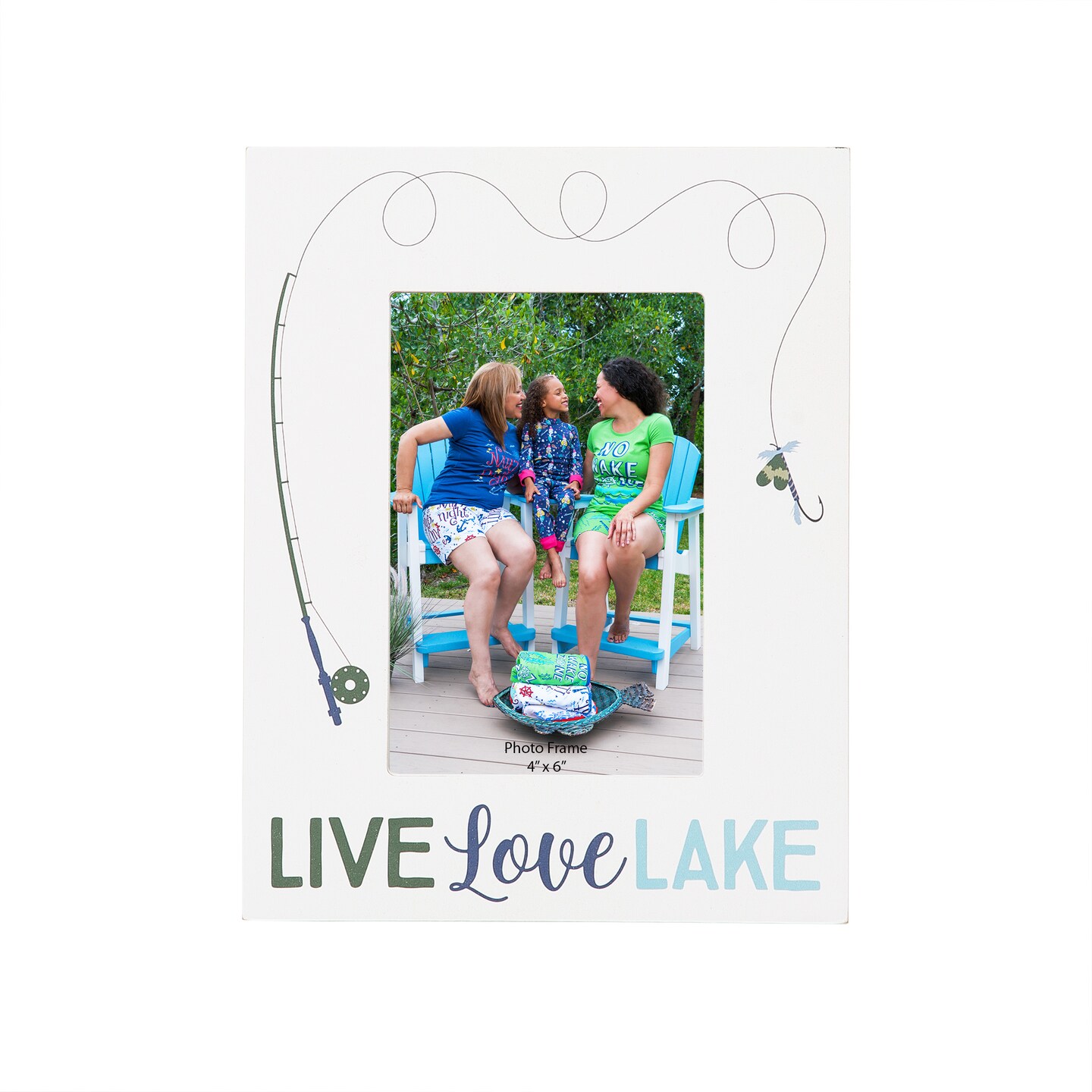 Live Love Lake 4x6 Single Photo Frame