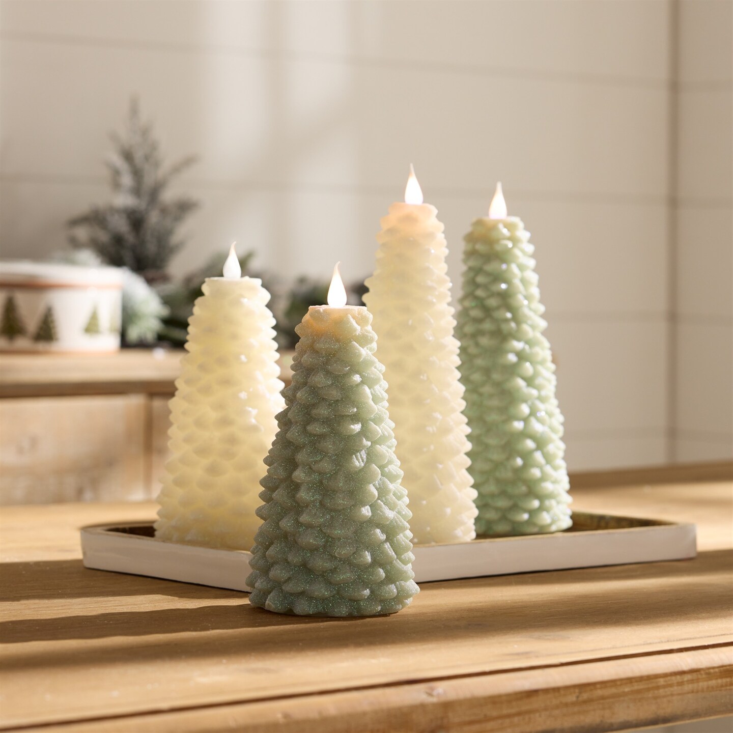 Melrose Pine Tree LED Candle - Thumbnail 3