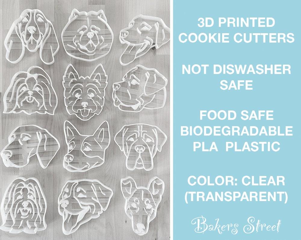 Pug Cookie Cutter, Pet Portrait Cookie Cutter, Fondant Cutter with stamp, Dog Cutter, Unique Personal gift product 3