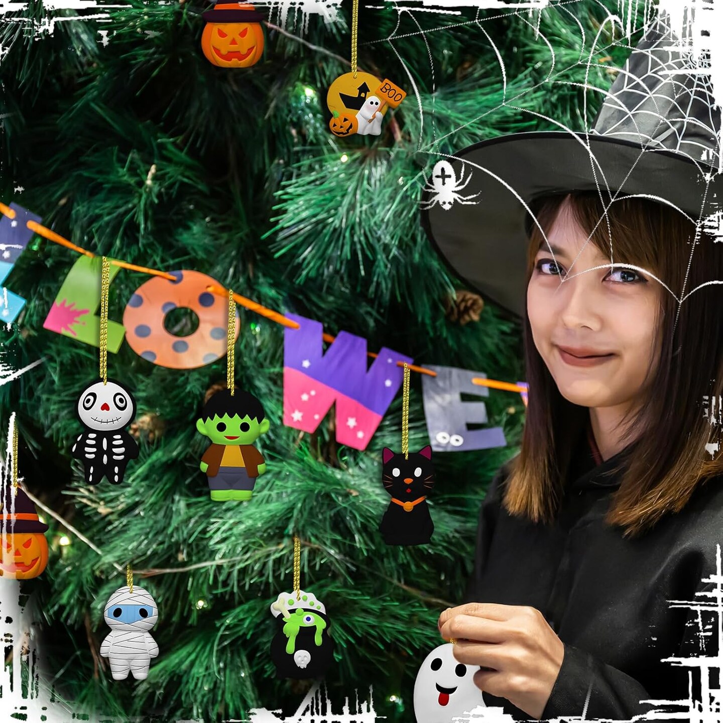 24 Sets Halloween Ceramics to Paint