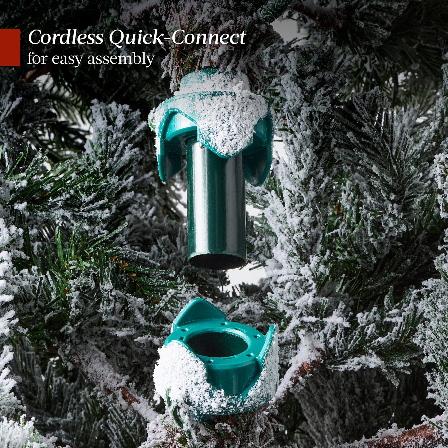 Best Choice Products Pre-Lit Flocked Full Aspen Noble Fir Christmas Tree w/ 2-in-1 Twinkling Micro LED Lights