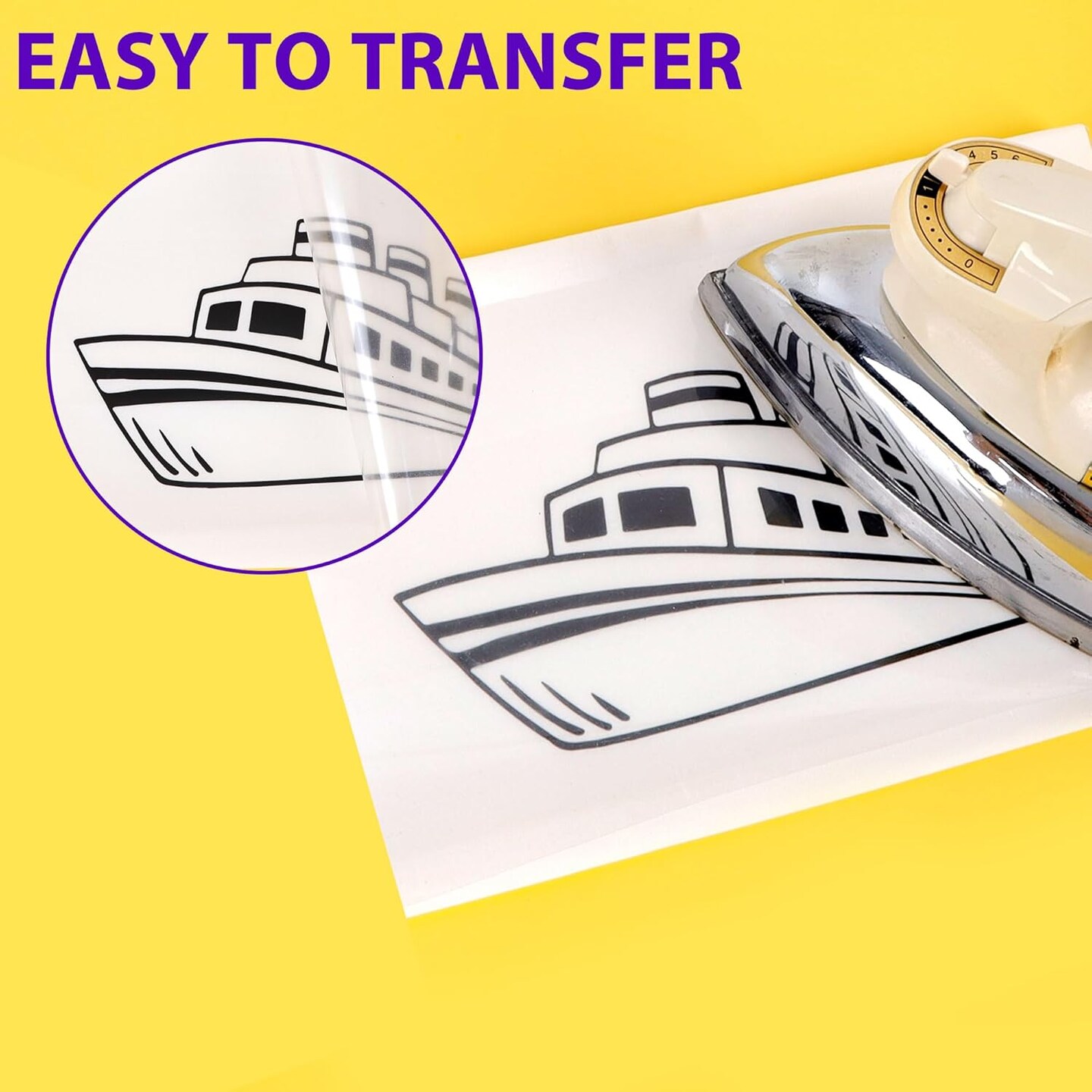 Black Iron on Vinyl 12Inch by 20ft Roll HTV Heat Transfer Vinyl for T-Shirt