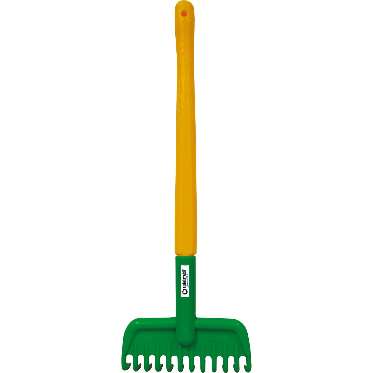 Spielstabil Kids Garden Tools - Long Handled Garden Rake, Sand Box Toys and Toddler Gardening Tools for Ages 2-4, Made in Germany