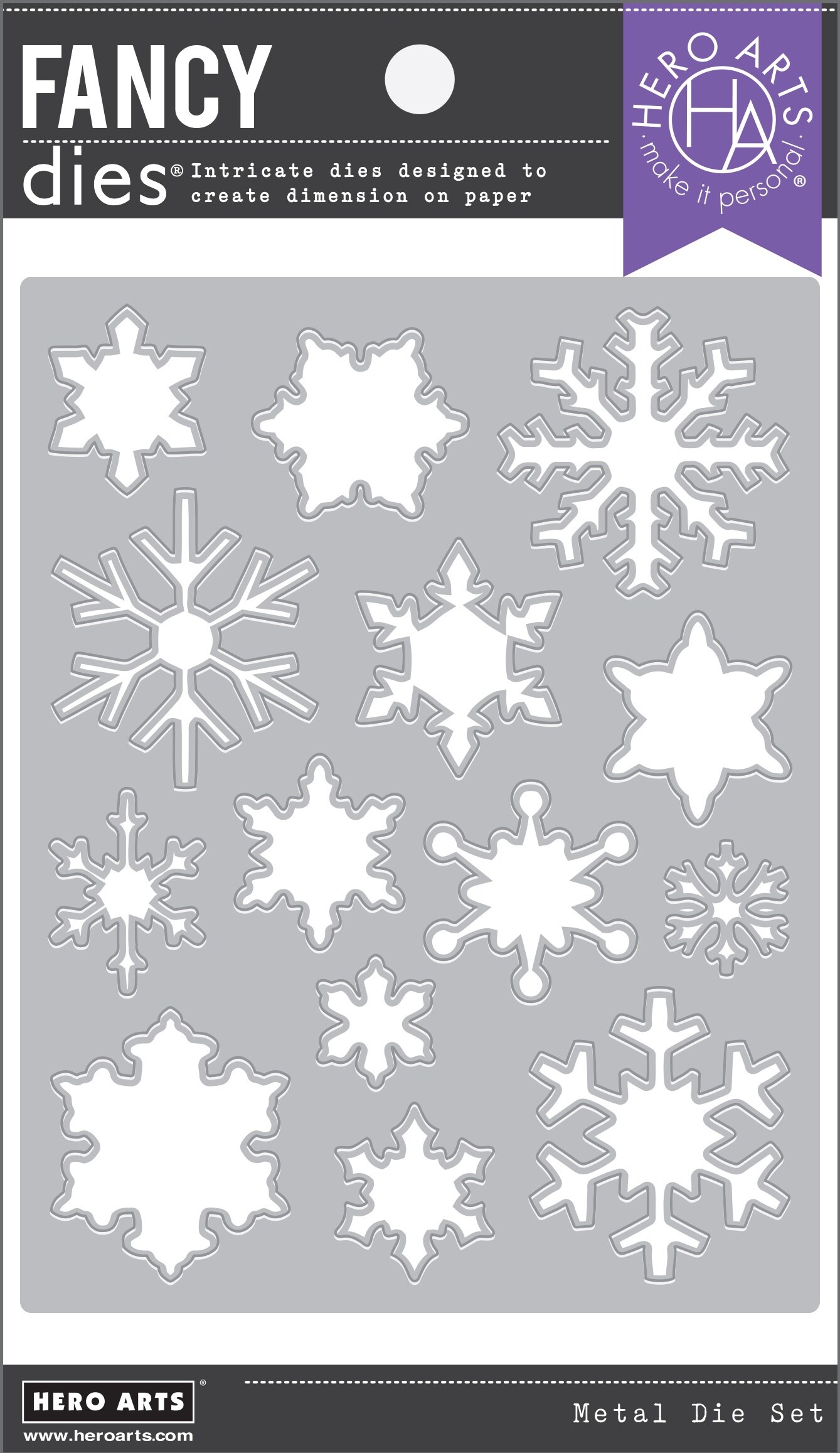 Hero Arts Fancy Dies-Snowflake Patterned