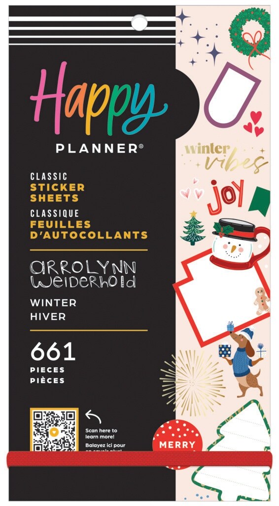 Happy Planner Classic Sticker Value Pack 30/Pkg-Winter