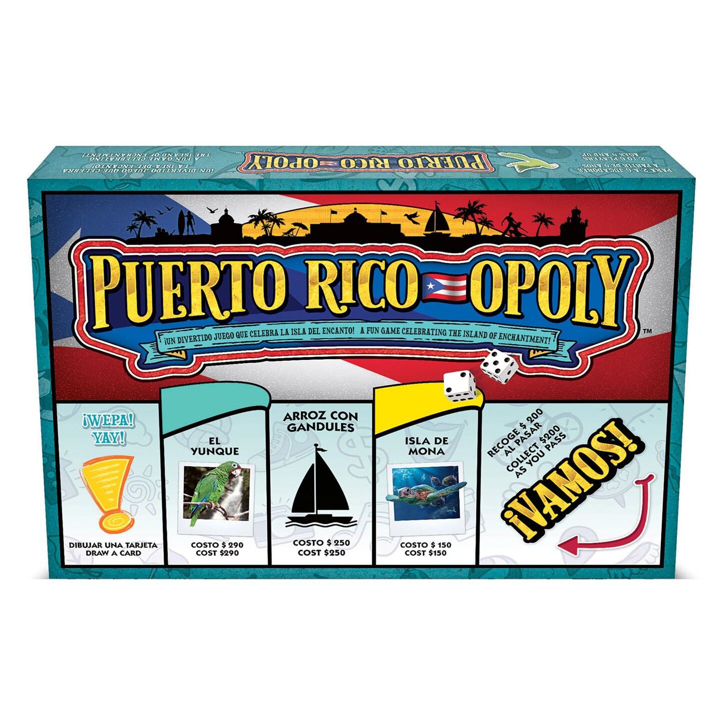 Late for the Sky: Puerto Rico-Opoly Monopoly Board Game