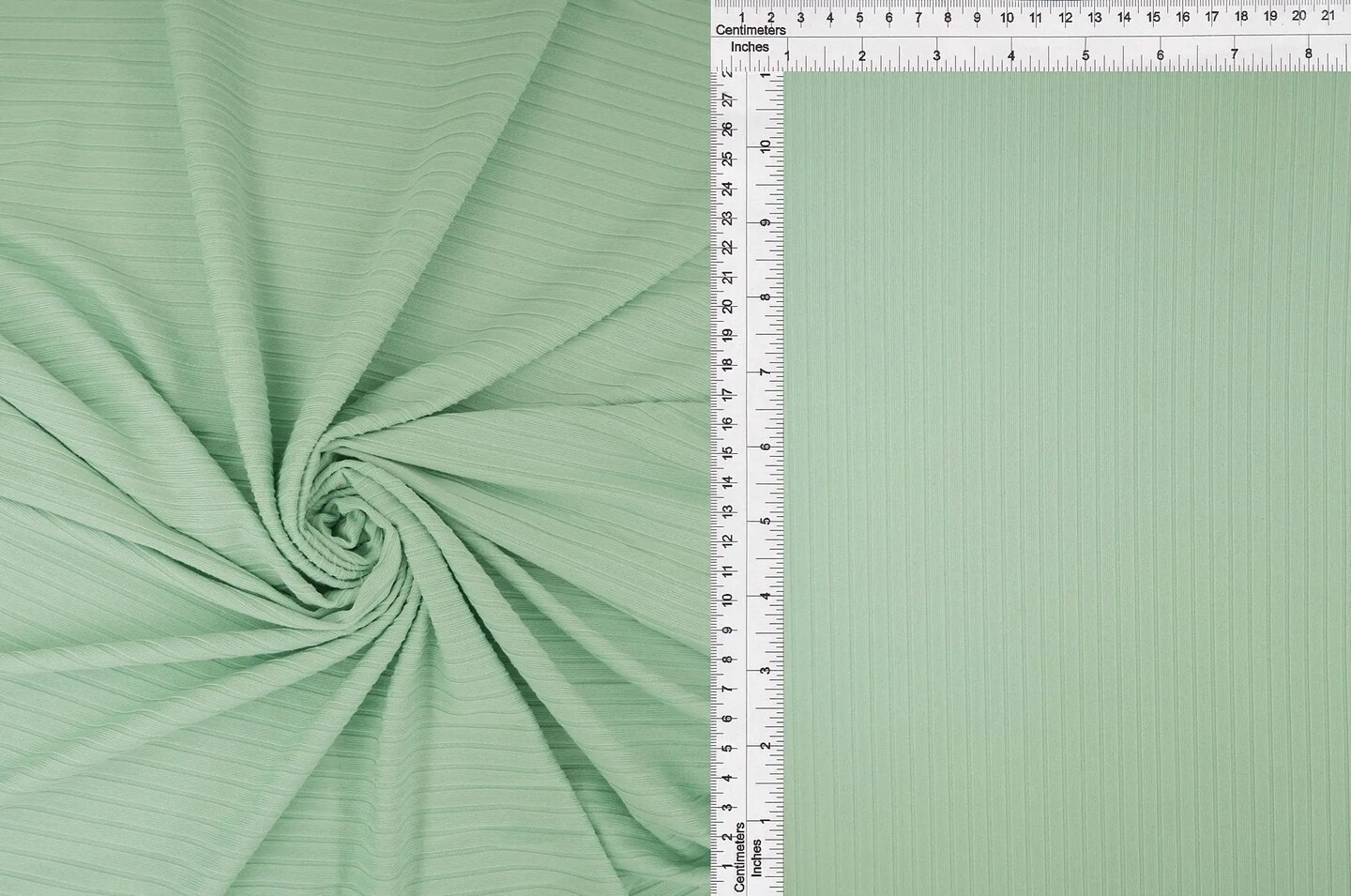 1 Yard Stretchy 8x3 Ribbed Knit Fabric Solid Color Polyester Spandex