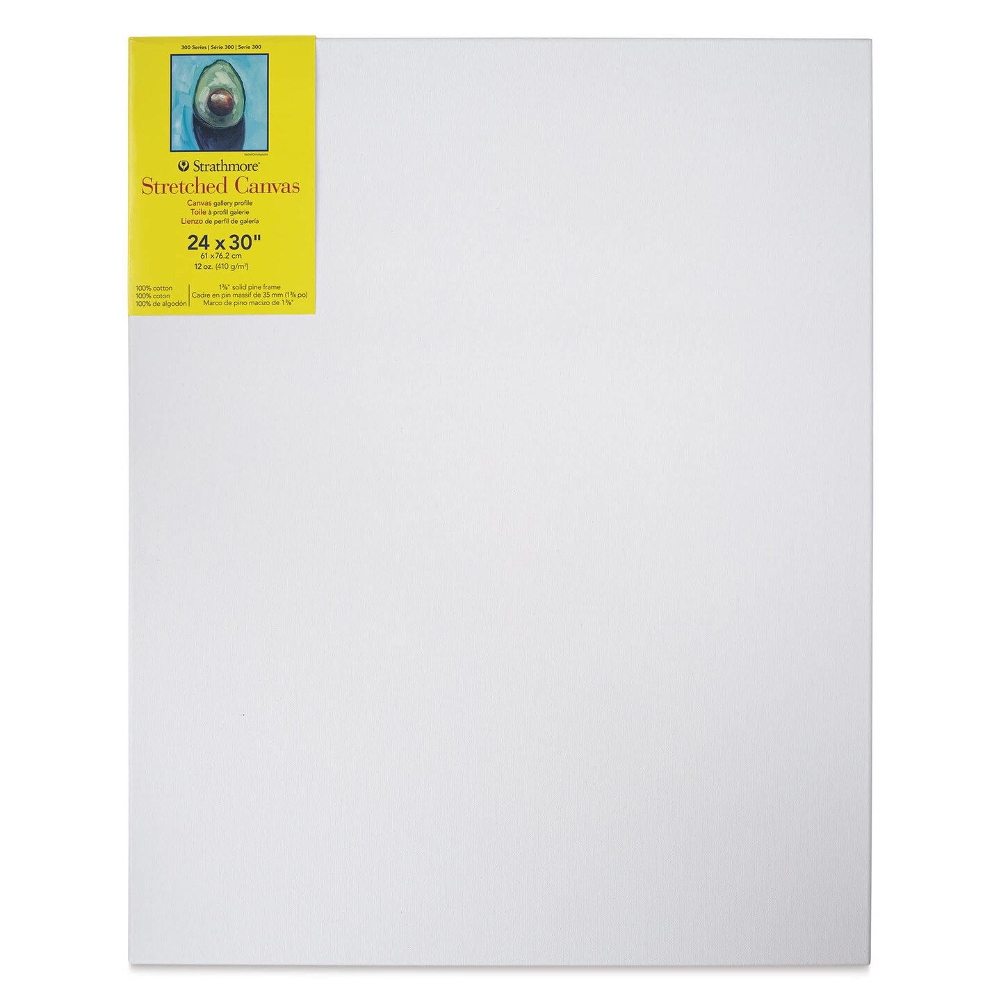Strathmore 300 Series Stretched Cotton Canvas - 1-3/8" Profile, 24" x 30"