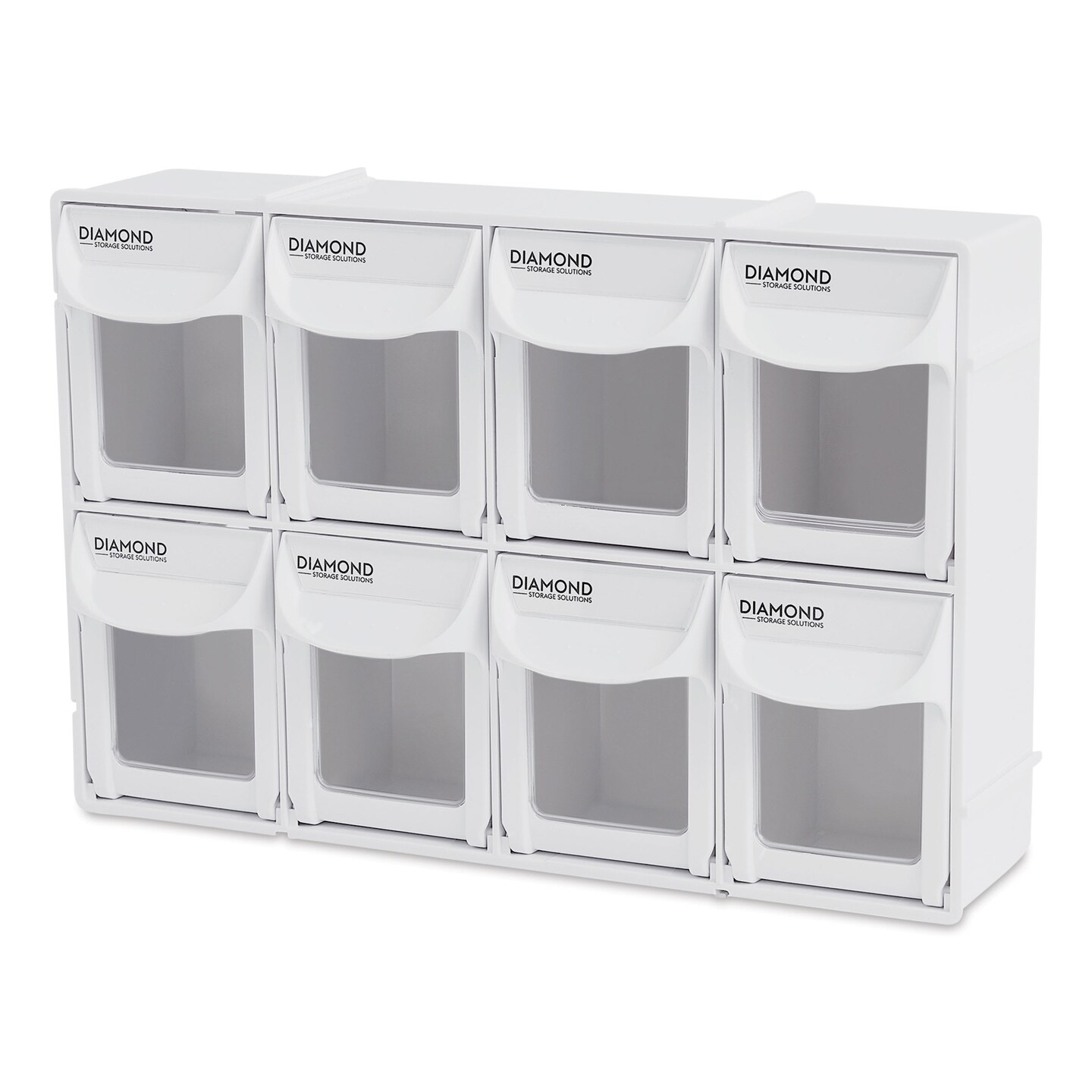 Diamond Storage Solutions - 8 Tip Out Bins, Half Width