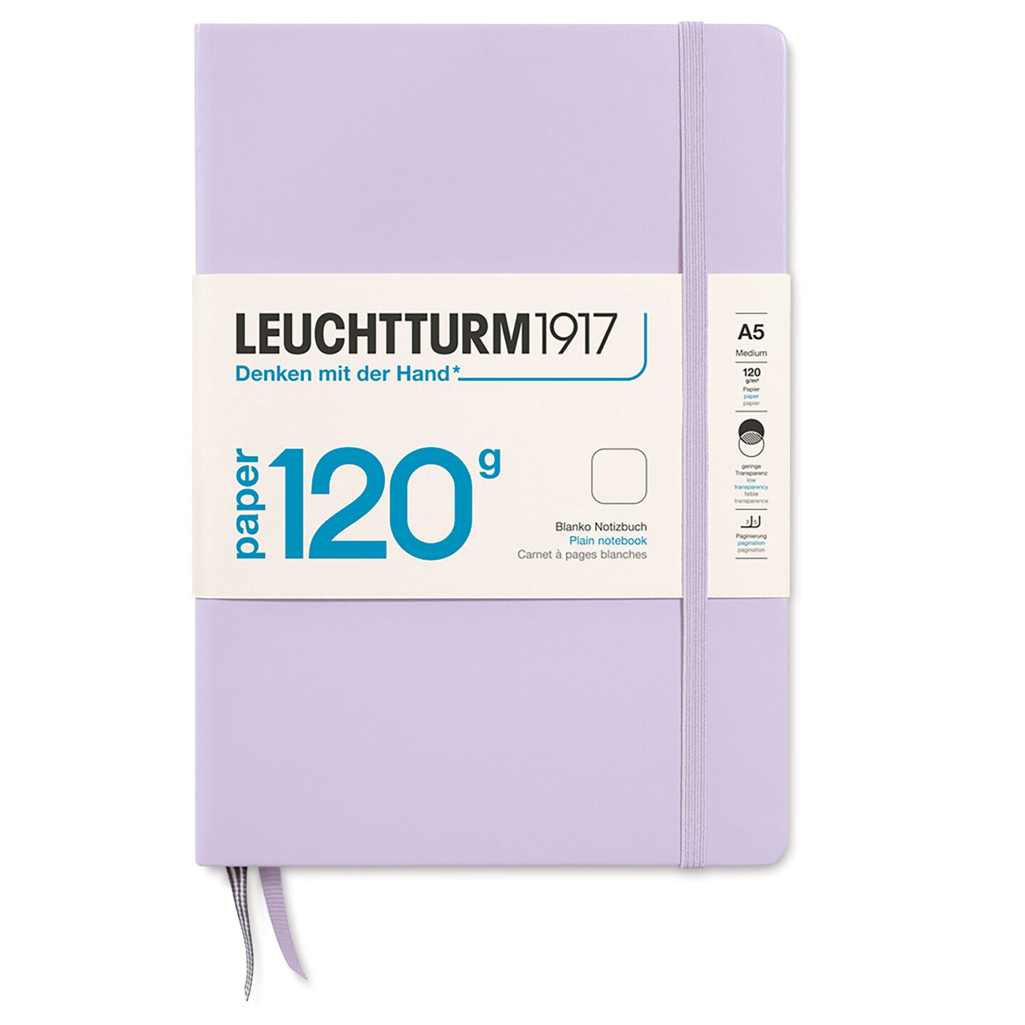 Leuchtturm1917 Edition 120G Notebook - Lilac, 5-3/4" x 8-1/4", Blank