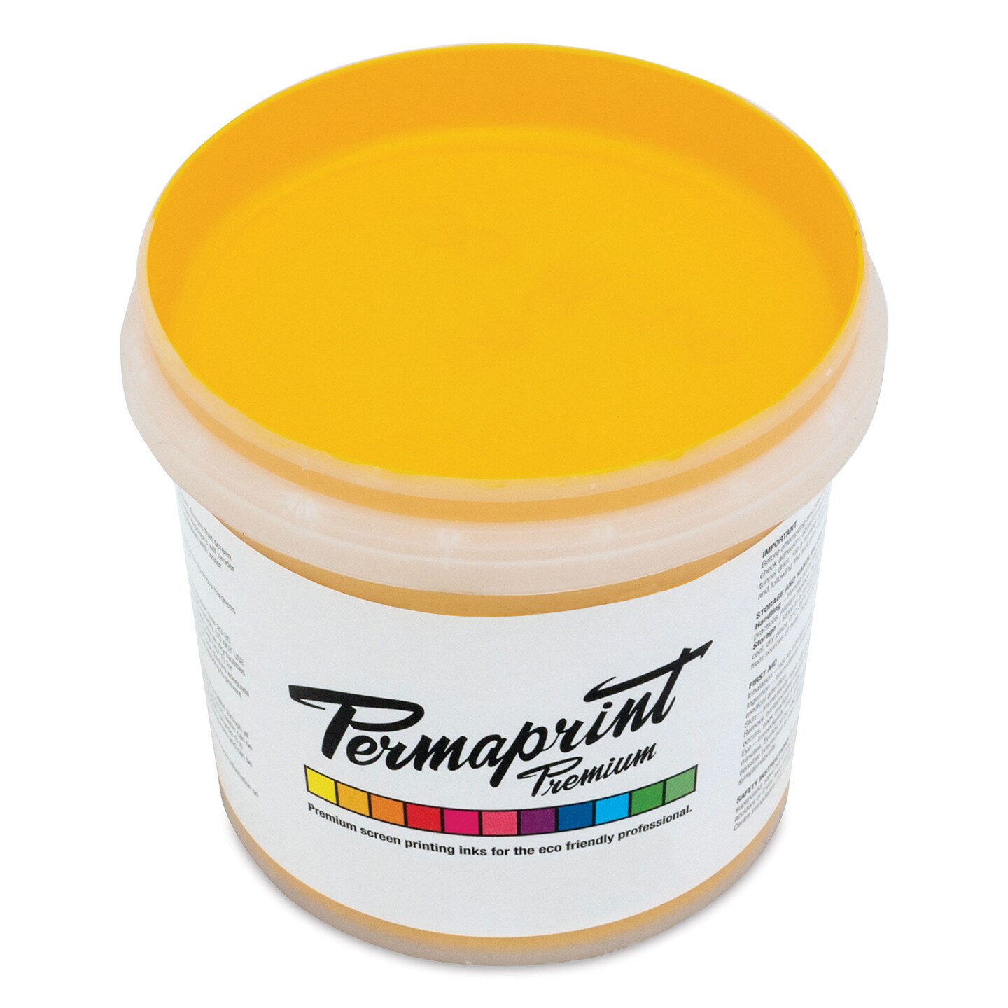 Permaprint Premium Screen Ink - Aquatone Yellow R/S Golden Yellow, 1 L
