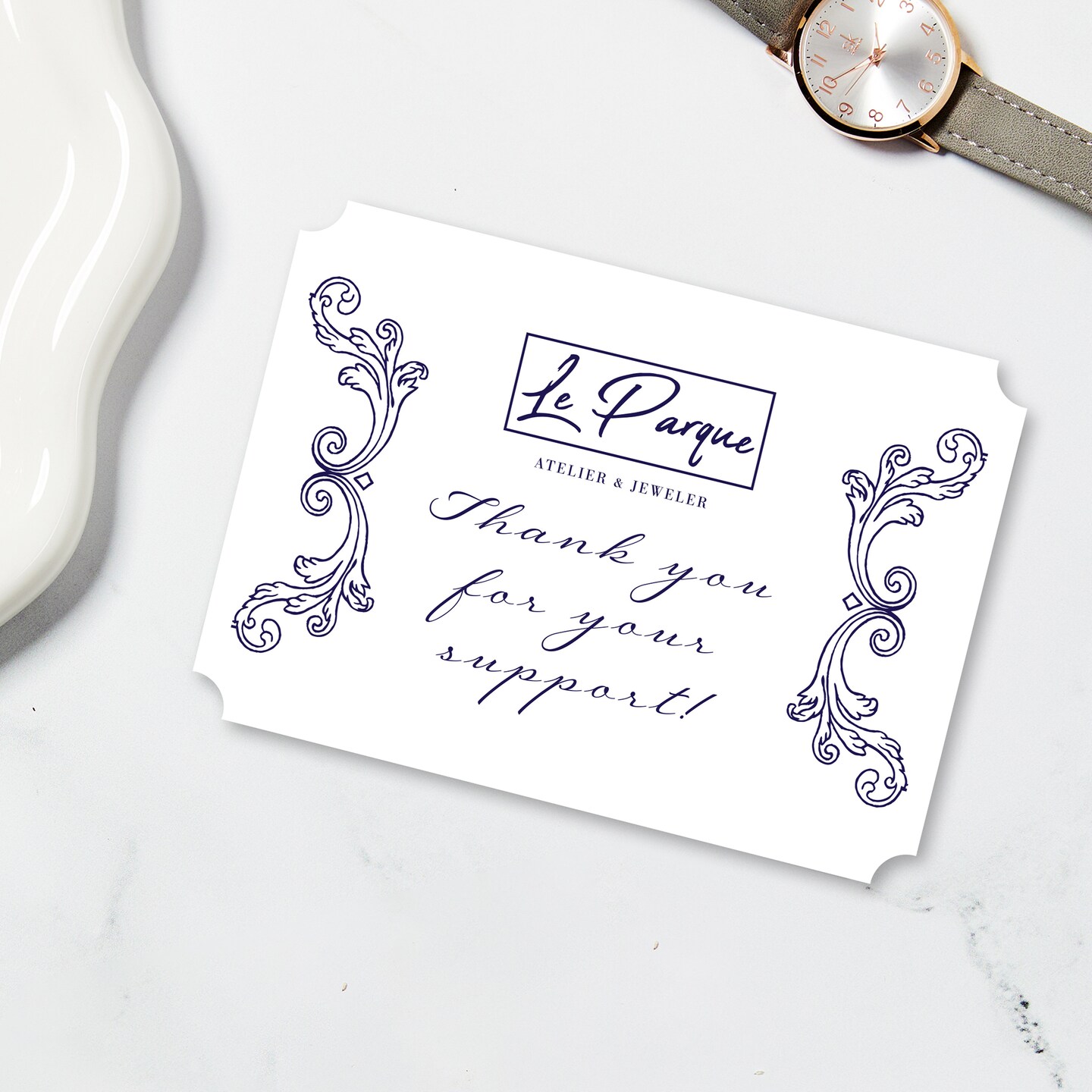 Avery Matte White Invitation Cards, 5" x 7" Rectangle Scalloped Edge