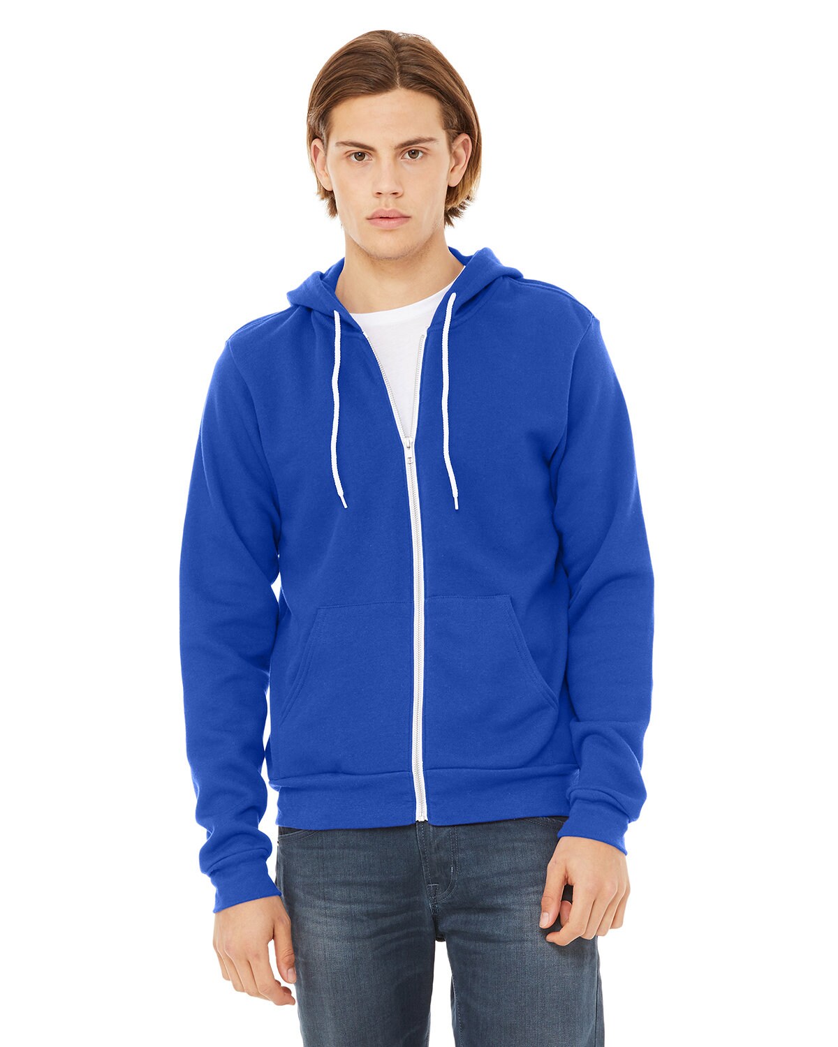 Bella + Canvas&#xAE; Sponge Fleece Full-Zip Hoodie Sweatshirt