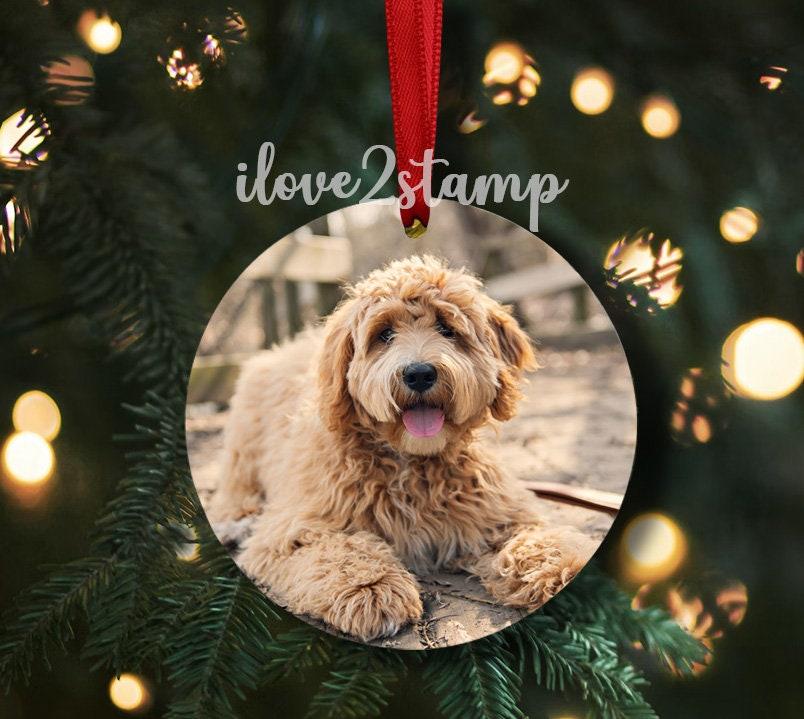 Personalized dog memorial ornament best sale