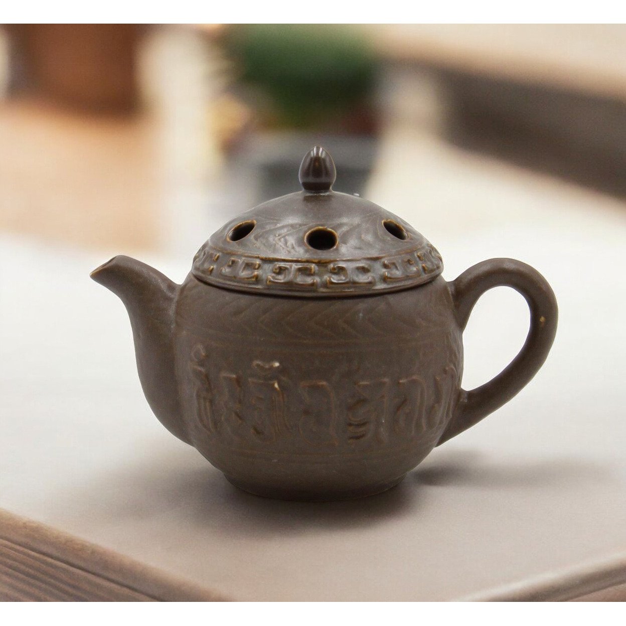 Ceramic Mini Size Oriental Teapot Afternoon Tea Tea Lover Gift ,