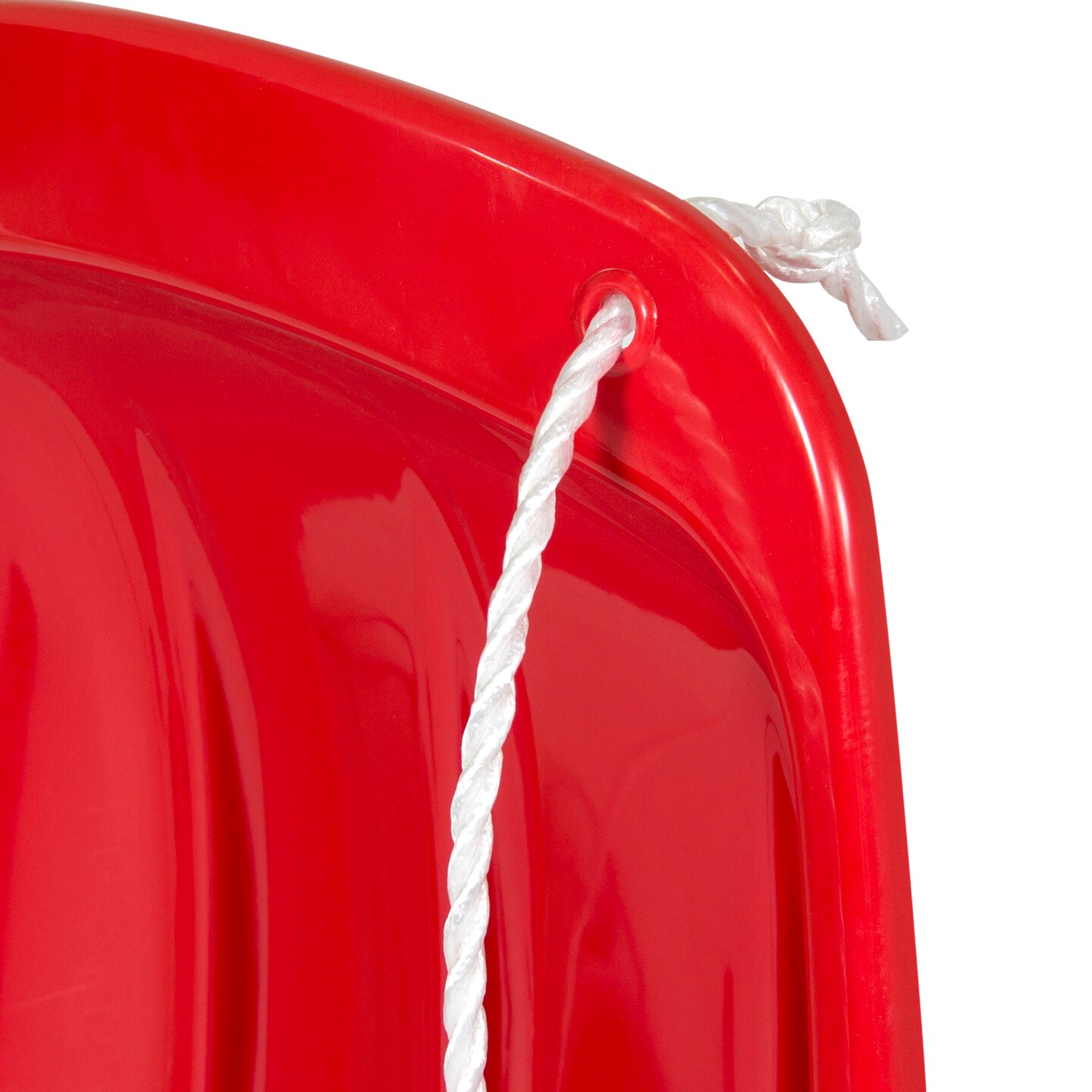 Best Choice Products 48in Kids Outdoor Plastic Sport Toboggan Winter Snow Sled Board Toy w/ Pull Rope