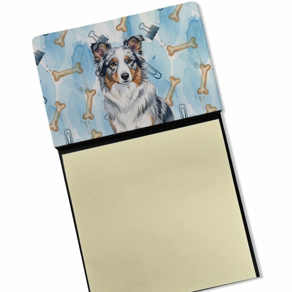Edge Collections-3" x 3"-Multicolor-Professional Desk Sticky Note Dispenser with Watercolor Design-1 Pieces