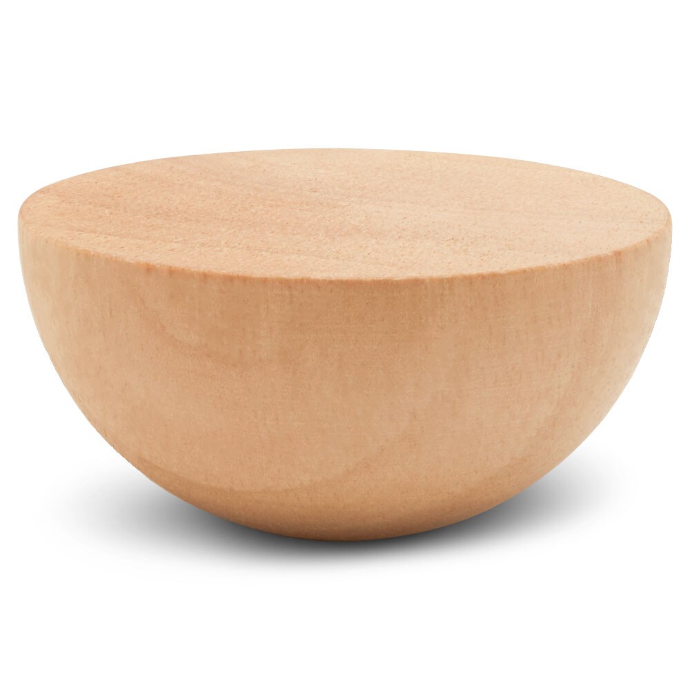 Wooden Split Balls, Multiple Sizes, Half Balls for Crafting and DIY Décor |Woodpeckers