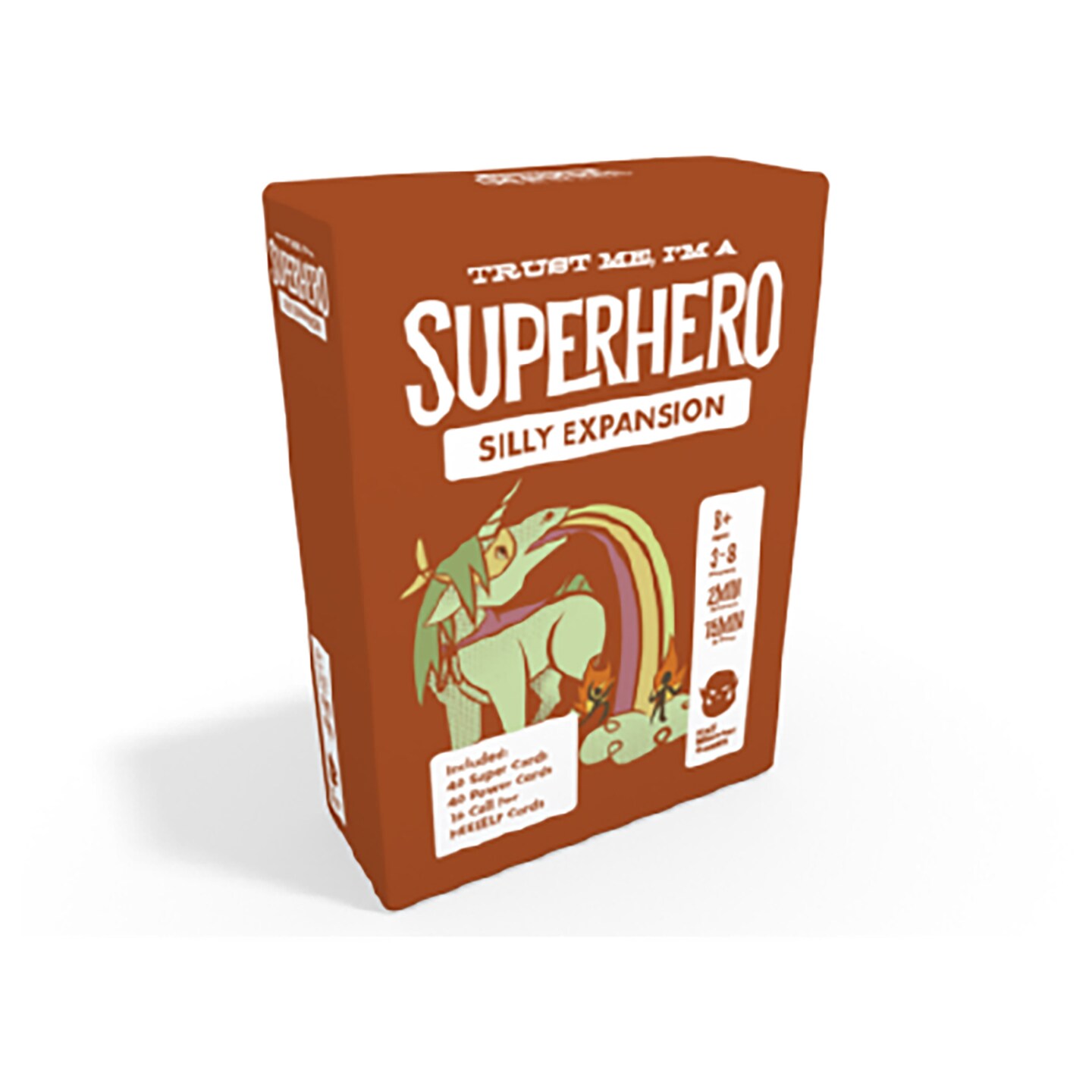 Silly Superheroes Expansion Pack: Trust Me I&#x27;m a Superhero Card Game. All Ages, 3-8 players