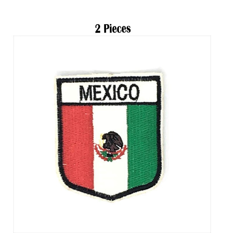 Iron On Country Flag T-Shirt Patches Multiple Nations Available