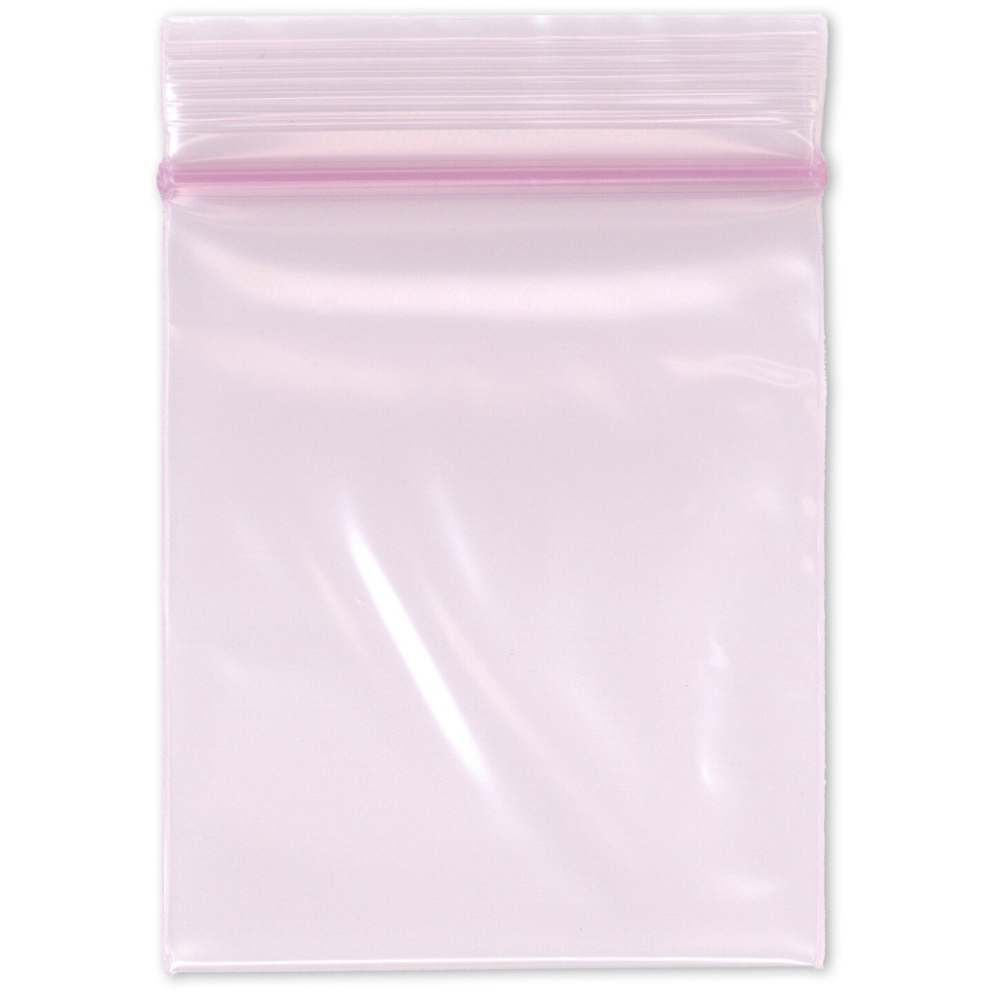Plymor 2.5" x 3" (Pack of 100), 4 Mil Heavy Duty Anti-Static Zipper Reclosable Plastic Bags