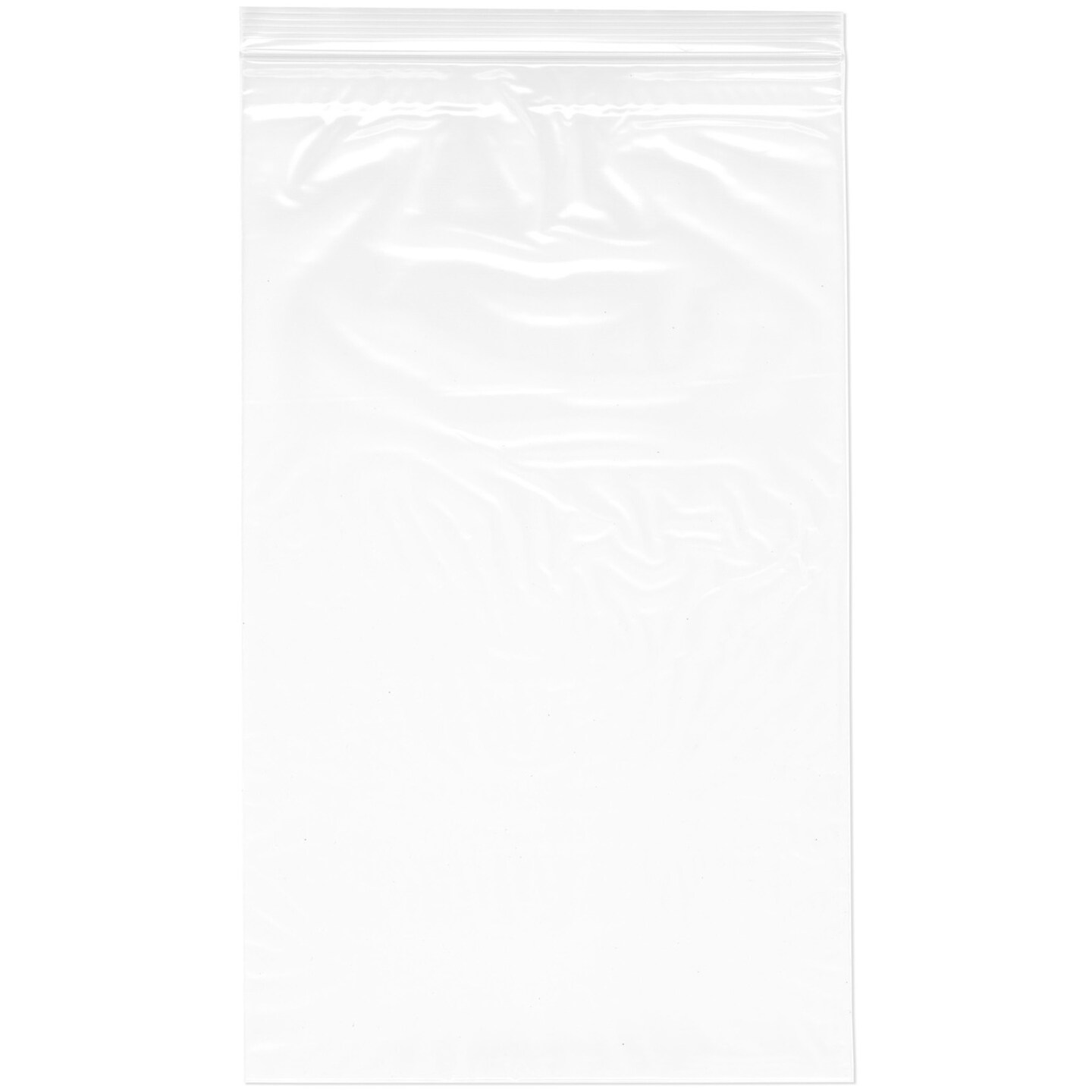 Plymor 9&#x22; x 15&#x22;, 2 Mil Zipper Reclosable Plastic Bags