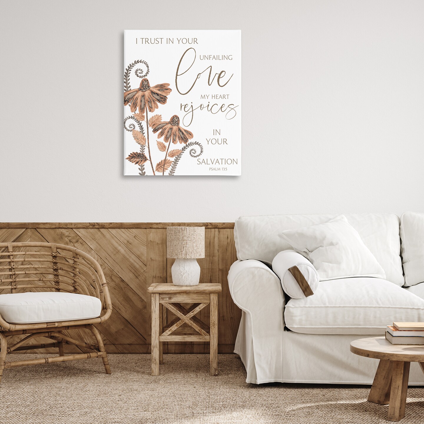 Stupell Industries Trust In Your Unfailing Love Canvas Design by Annie LaPoint