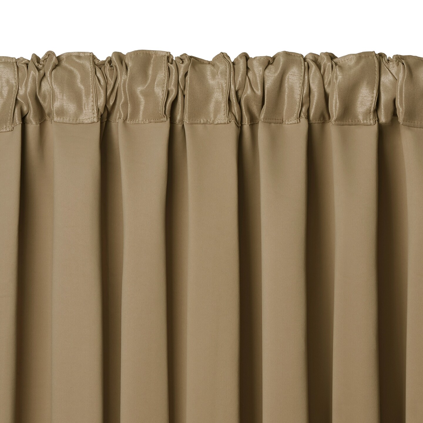 Threadmade Home All Seasons Blackout Window Curtain, Antique Gold - 52"W x 95"L