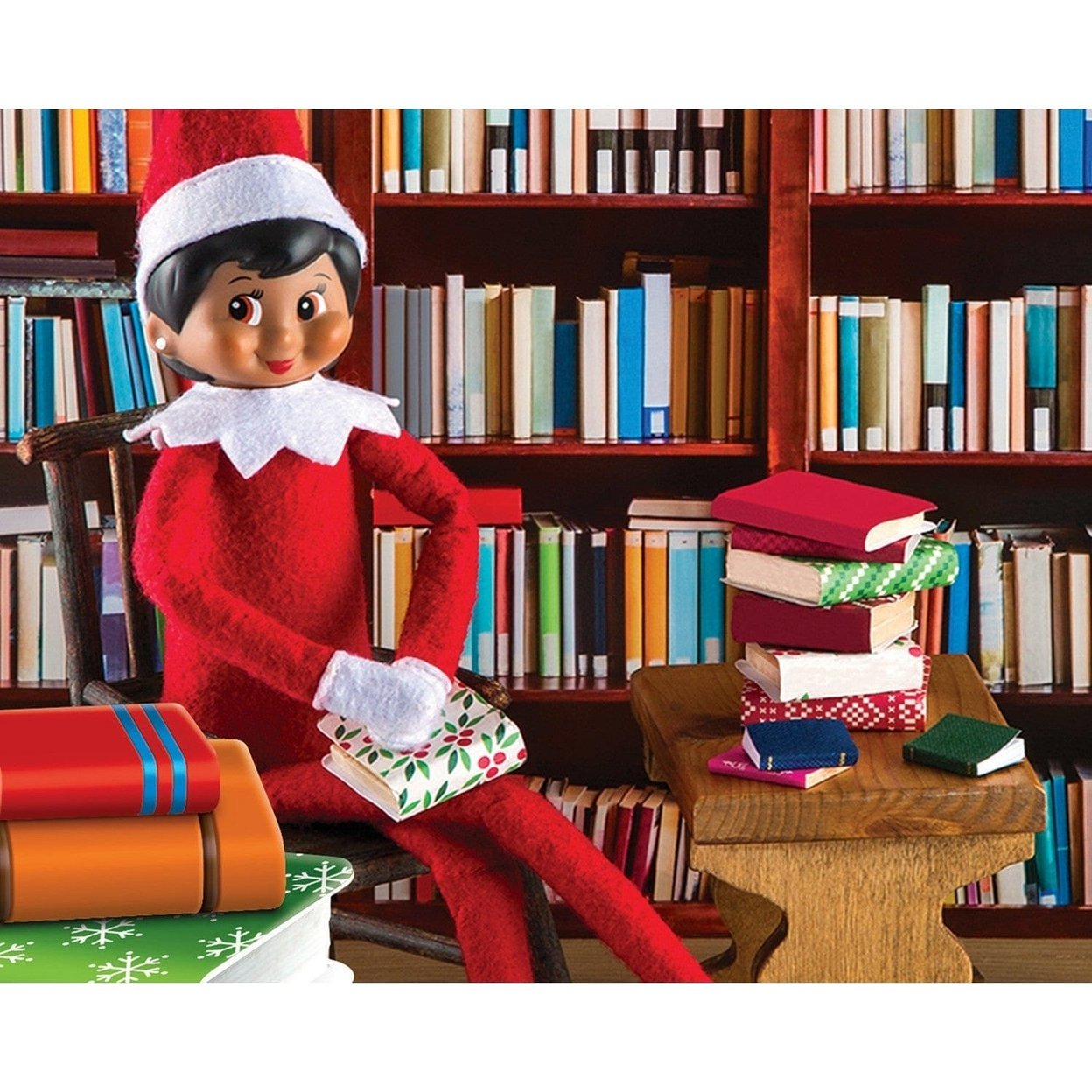 Elf On The Shelf 4-Pack Jigsaw Puzzles 100 Pieces Kids Fun Holiday Activity