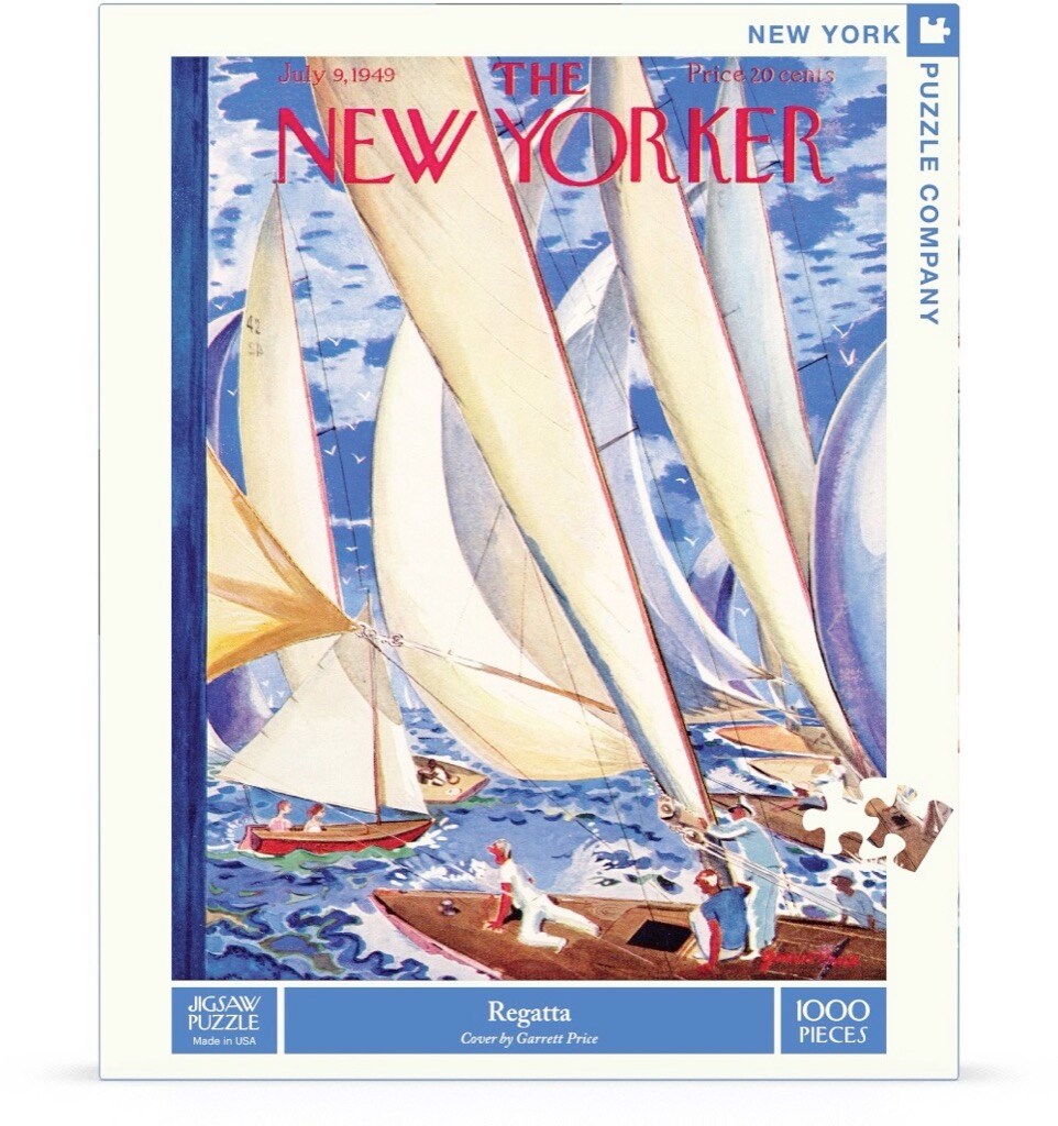 New York Puzzle Company Regatta 1000 Piece Piece Jigsaw Puzzle