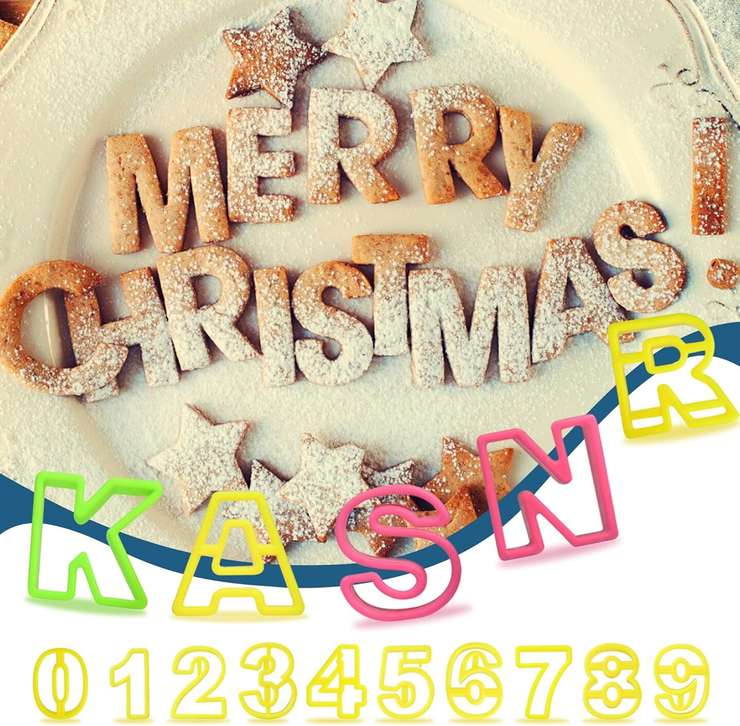 Mini Alphabet &#x26; Number Cookie Cutter Set 41 Pieces