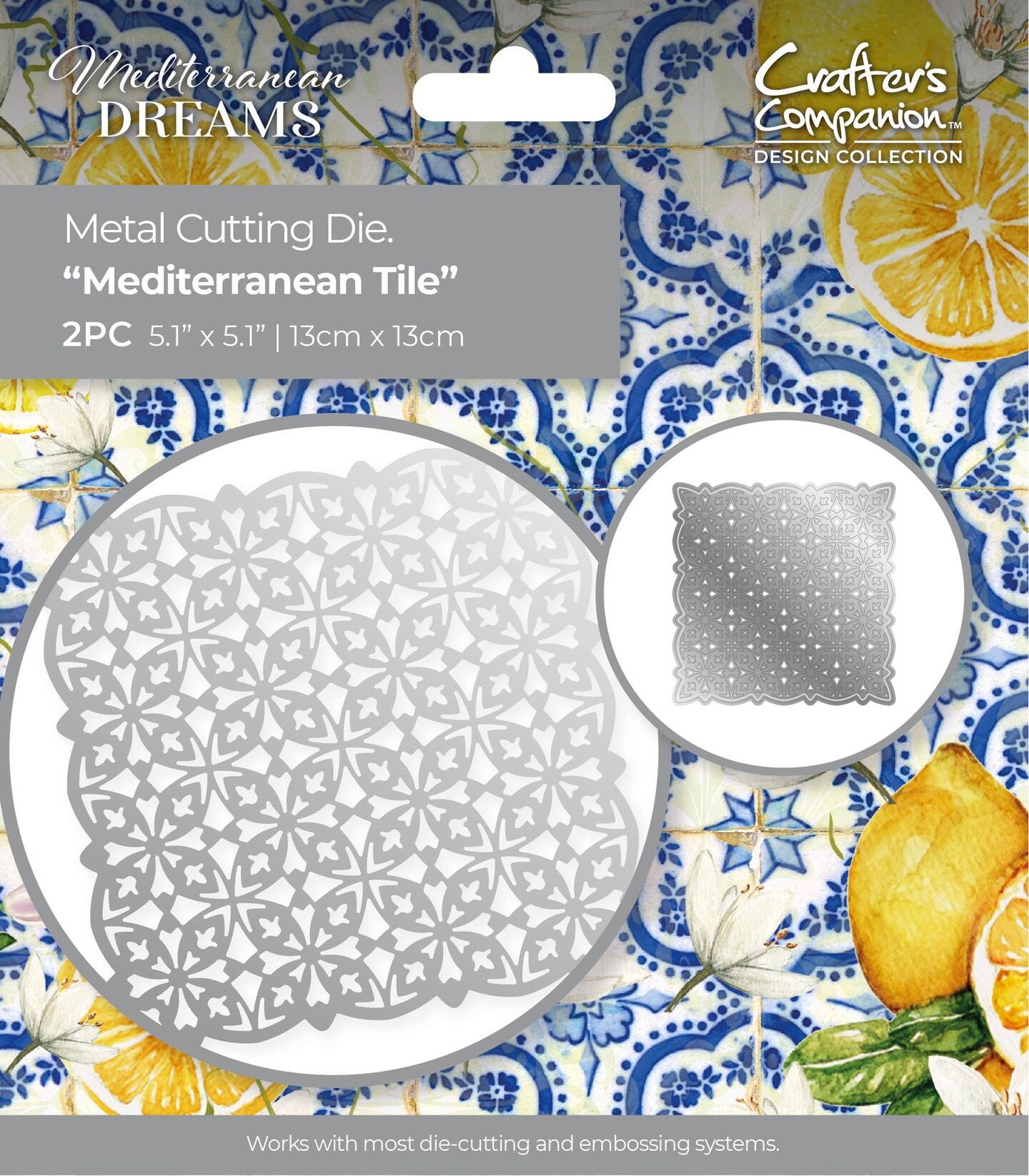 Crafter's Companion Mediterranean Dreams Die-Mediterranean Tile