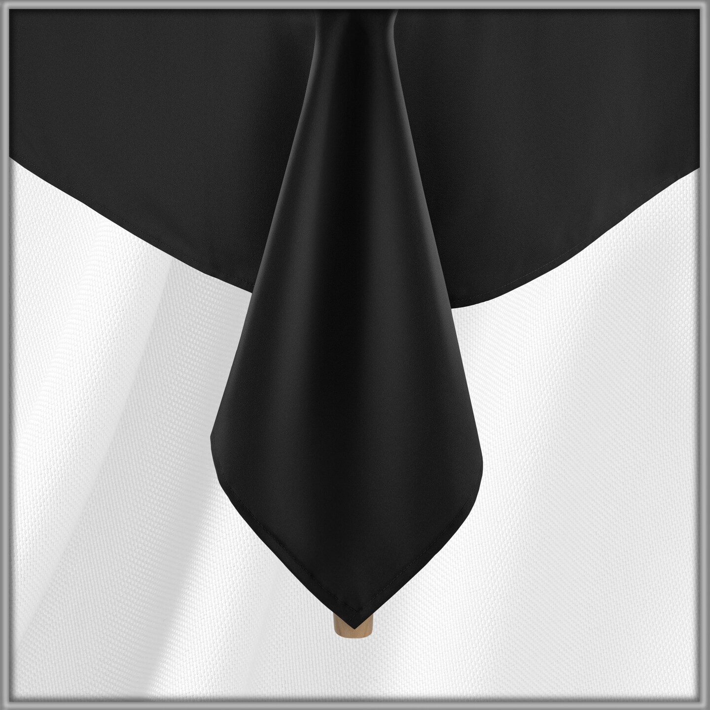 Lann's Linens Rectangular Tablecloths, Washable Polyester Fabric Table Cloths for Dining Tables, Parties, Restaurants, Weddings