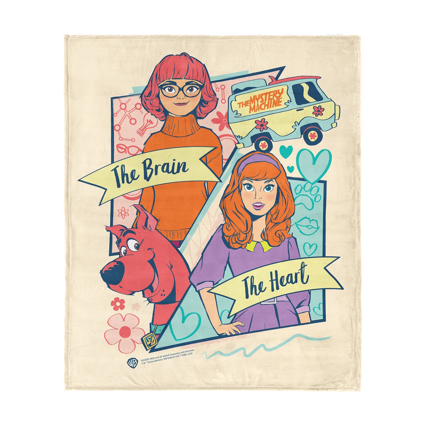 Warner Brothers Scooby Doo Silk Touch Throw Blanket, Size: 50 x 60