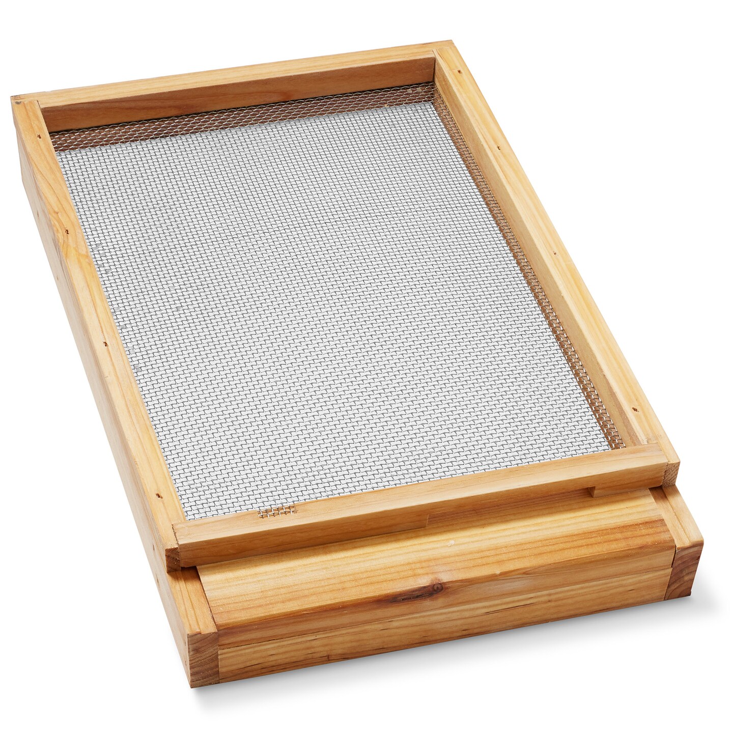 Honey Keeper Beehive Screened Bottom Board Dipped in 100% Beeswax for Langstroth Beekeeping