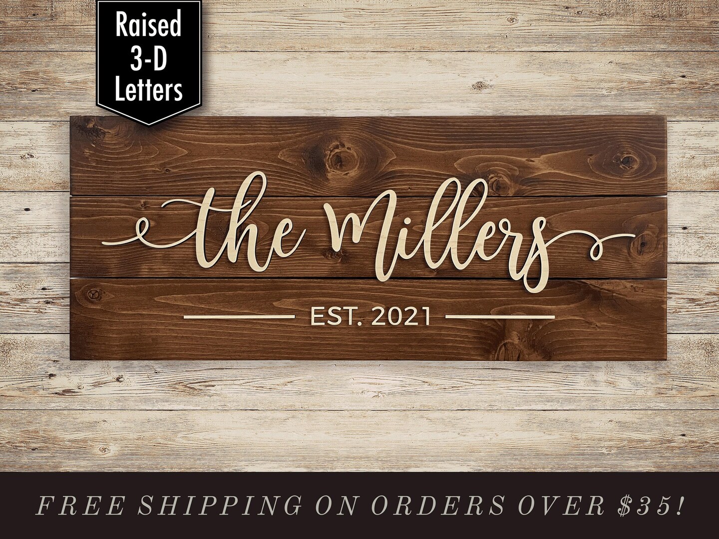 House Warming Gifts, Realtor Gift, Closing Gift, Wall Decor, Farmhouse Sign, Name Sign, Engagement Gift, Wedding Gift, New Home