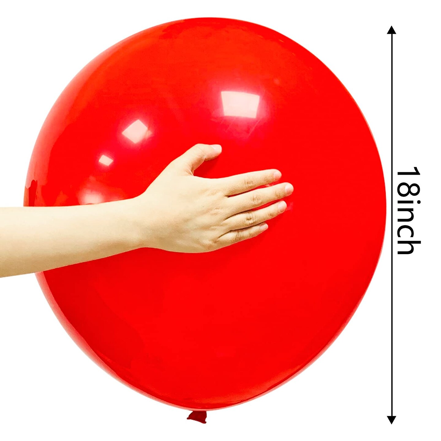 32Pcs Big Balloons 18 Inch Assorted Colors, Round Large Latex Party Balloons for Birthday Wedding Decorations.