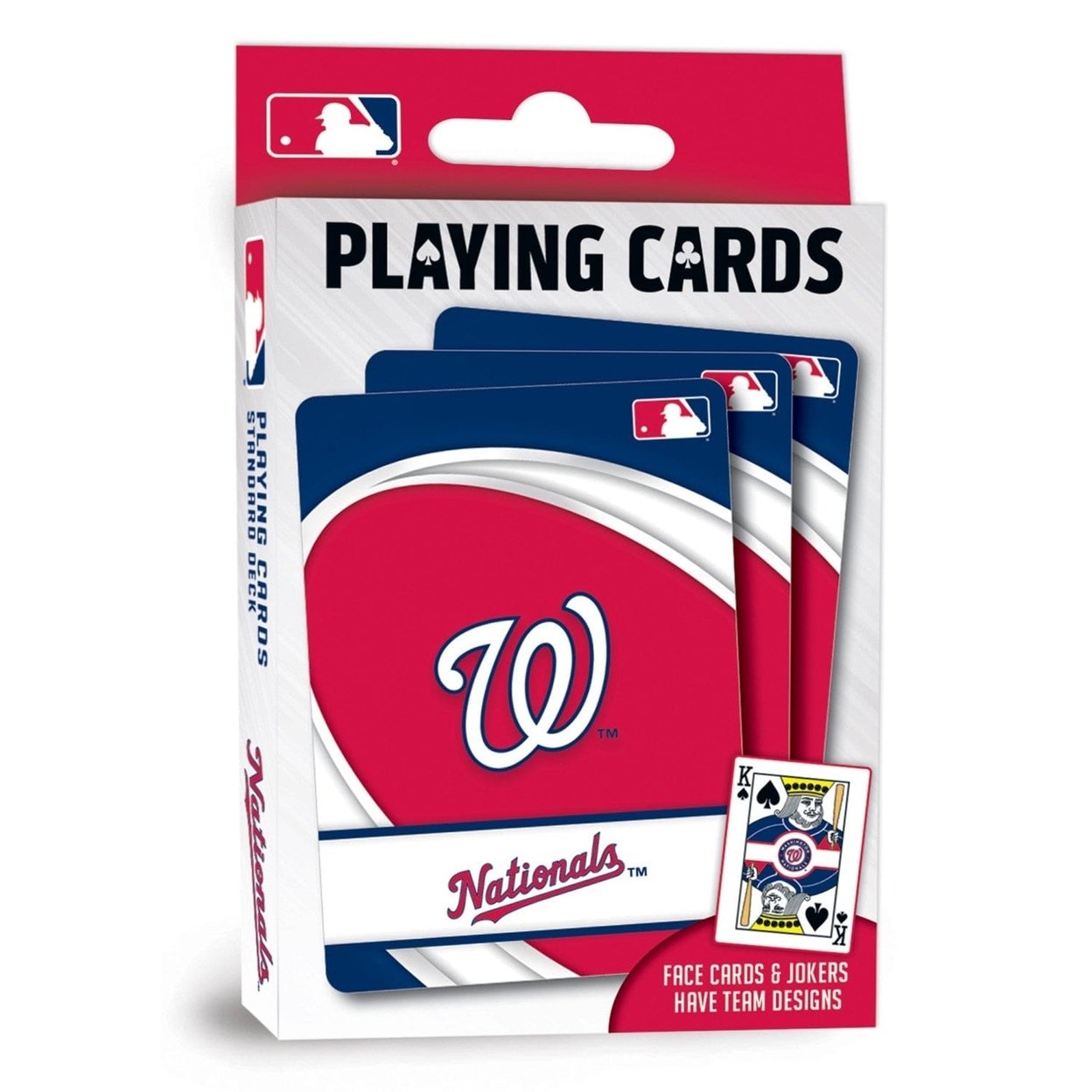 Washington Nationals Playing Cards 54 Card Deck Officially Licensed Mlb Team