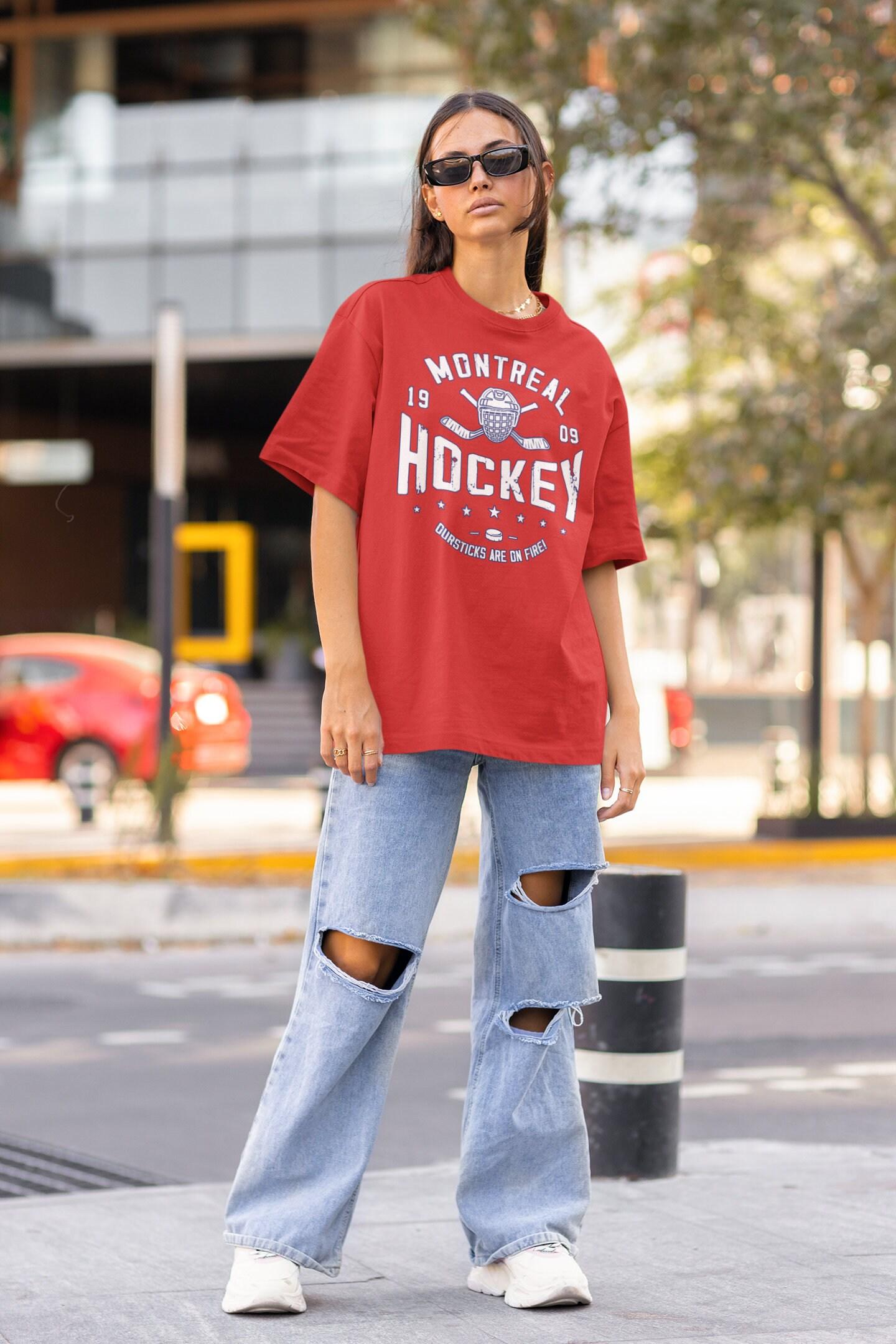 Vintage Montreal Canadien Crewneck Sweatshirt  T-Shirt, Canadiens Shirt, Retro Montreal Ice Hockey Shirt | MC_1_331 product 2