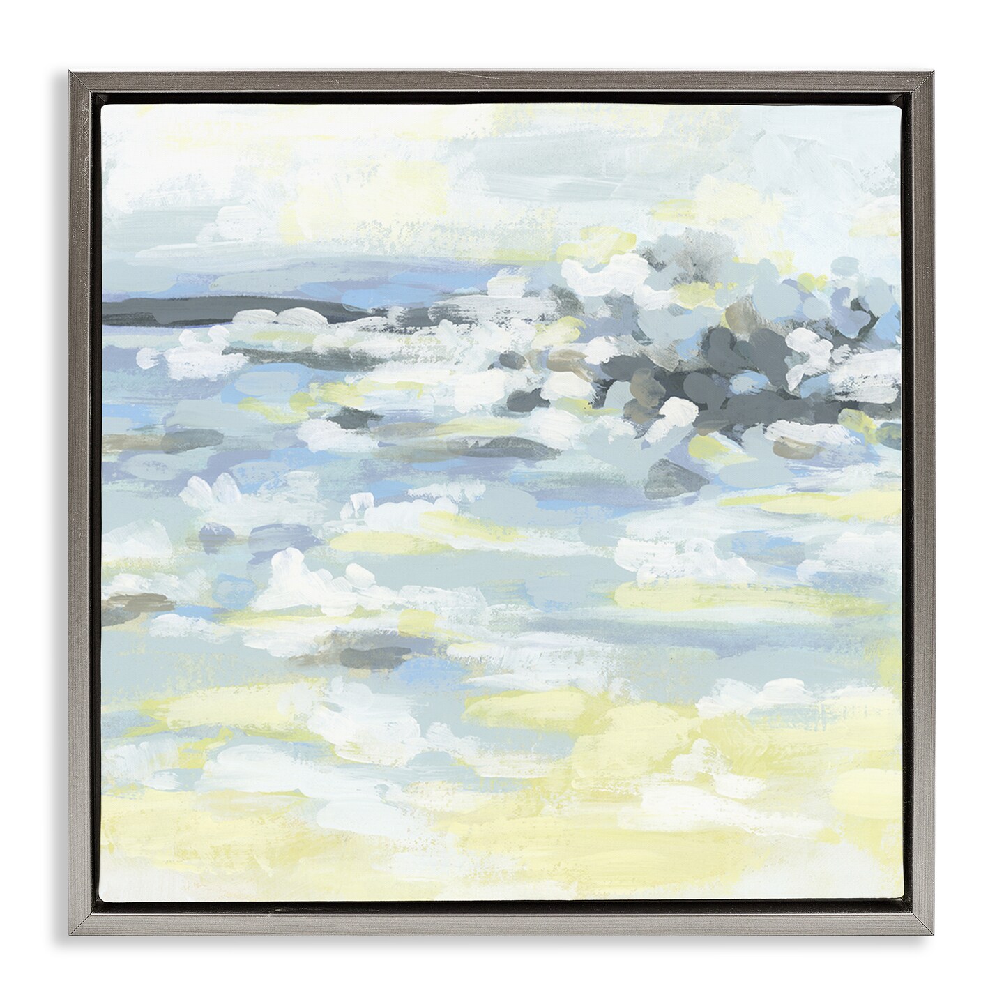 Stupell Industries Citrus Surf Waves Floating Frame By June Erica Vess ...