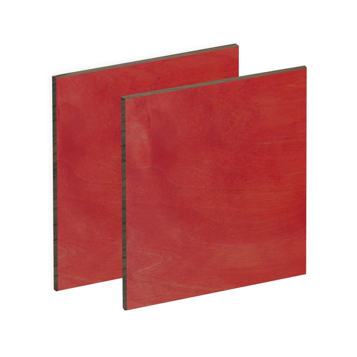 ColorShop 1/8" Colored Wood Sheets for Glowforge, Laser Engraver, Hobby Size Laser, CNC, Scroll Saw, and DIY Craft 12" x 12" & 12" x 24"