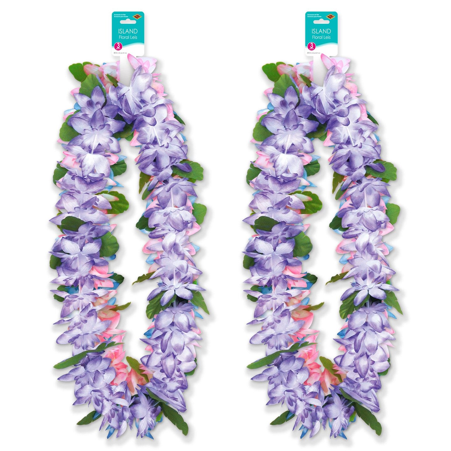 18 Pack Beistle Luau Party Island Floral Leis